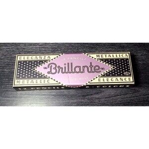 Brillante Louise Fili 12 Pack Metallic Pencils NEW Designer Set PAP Rare Gift